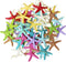 LJY 40 Pieces 2.3 Inches Resin Pencil Finger Starfish with Rope for Christmas Tree Ornaments