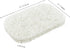 4 Pack 2.9" 4.5" Snowkingdom White Soap Saver Holder for Bar Soap Shower Bathroom Dish Self Draining Lift Pad Porous