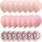 Pink & Rose Gold Confetti Balloons for Birthday Party Decorations - 50 Count, 12inch