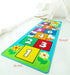 HUSHEGKA Count Hop & Hopscotch Rug for Kids, Floor Play Area Rug Game Carpet Crawl Jump Mat, Skid-Proof Backing, Great