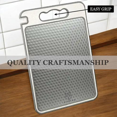 304 Stainless Steel Cutting Board for Kitchen | Dishwasher Safe Non-Toxic Metal Chopping Board | Scratch Resistant