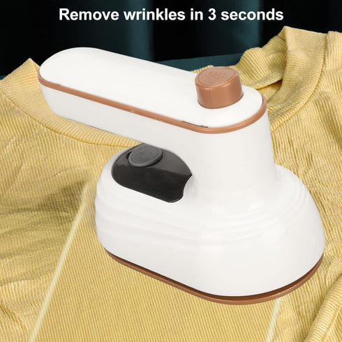 Mini Steam Iron with Folding Handle, 110-220V Small Ironing Machine for Home