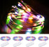 4Pack 3.3ft 10LEDs,Silver ZPH Bright Colored Fairy Lights,Battery Powered Waterproof String Lights Wire Mini Firefly