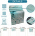 Falaniique 36 Inches Marble Turquoise Aqua Table Runner Long,Cotton Linen Modern Teal Kitchen Dinner Dining Table