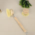 ANTYA Bamboo Dish Brush with Handle - Soft Bristle, Non Toxic Dish Scrubber Compostable & Sustainable Bamboo Scrub