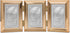 Lawrence Frames Gold Bead Border Design, 2.5x3.5 Triple