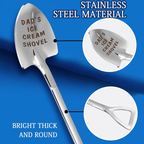 stormroo Dad Gifts - Gifts for dad from Daughter. Valentines Day Gifts for dad Ice Cream Spoon Scoop for Ice Cream