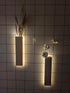 Comtelek Artificial Eucalyptus with LED Lights Wall Planters Rustic Wall Decor with Lights Wall Sconces Fake Vines