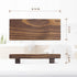 Counter Wood Pedestal Soap Stand, Farmhouse Wood Riser, Soap Dish Holder/Tray Decor for Bathroom Kitchen, Rustic Candle