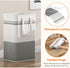 Lifewit 3 Pack 80L Large Freestanding Laundry Hamper, Collapsible Waterproof Tall Clothes Basket for Laundry