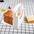 nvaimaay Bread Slicer Toast Cutting Adjustable Roast Loaf Slicer Cutter Foldable Compact Toast Slicing Machine Plastic