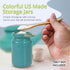 Baraka Ceramic Neti Salt and Herb Storage Containers Durable & Functional Ceramic Organizers for Neti Salt, Herbs