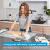 XXL Silicone Pastry Mat – Non-Slip Easy-Clean Rolling Mat for Dough, Cookies, Pizza & Fondant