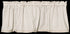 Heritage Lace Ticking Valance, Tan/White, 55" x 15"