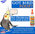 16oz (Pack 2) Absolutely Clean Amazing Bird Cage Cleaner and Deodorizer - Just Spray/Wipe - Safely & Easily Removes
