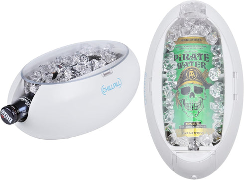 CHILLPILL Instant Drink Chiller - Rapid Beverage Chiller for Cans 12 oz or
