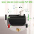 GEHE Natural Bamboo Couch Cup Holder, Anti Falling Armrest Tray for Drinks, Snacks, Remote, and Cellphone