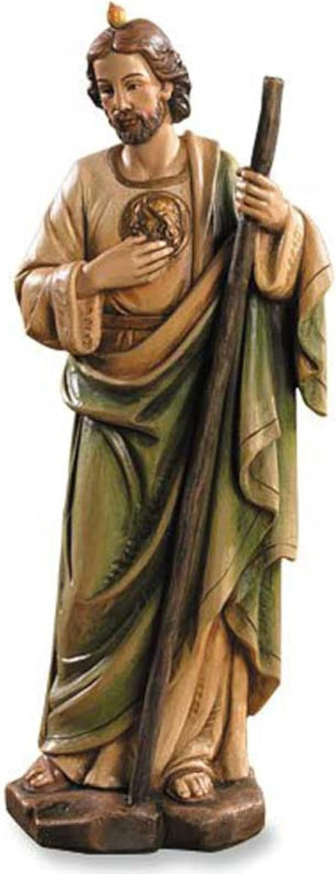 Catholic Saints Figurine - Toscana Collection Religious Statue, 8" H, Saint Jude