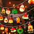 LOLStar Christmas String Lights Decorations, 9.8FT 20 LED Christmas Fairy Lights, Battery