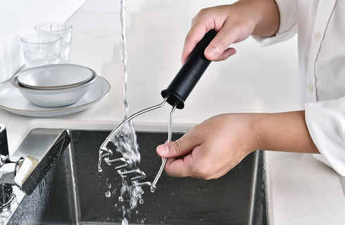 Stainless Steel Potato Masher - Effortlessly Mash Vegetables & More