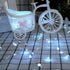 YJFWAL 12 Pack 10ft 30LED Waterproof Fairy String Lights with Timer Function, Battery Operated (Cool White) for Party,