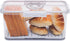 Airtight Bread Box for Homemade Bread, Kitchen Counter Storage Container with Lid, White