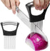 Onion Holder for Slicing, Lemon Slicer Cutter for Vegetables, Food Slicer Tool for Potatoes, Tomatoes, and Eggs