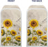 Sunflower Electric Can Opener Cover, Decorative Kitchen Appliance Dust Cover for Home Kitchen, Beige