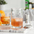 True Mixing Glass Cocktail and Bar Tools: 17 Oz, 1-Piece with Thick Base, Pour Spout, and 5 Printed Recipes