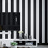 Peel and Stick Vinyl Black and White Striped Wallpaper - Self Adhesive Stripe Shelf Liner for Dresser Drawer Cabinets