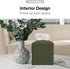 carrotez Modern PU Leather Tissue Box Cover - Decorative Holder for Bathroom, Night Stands, Office, Khaki