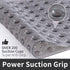 16 39 ROSMARUS Extra Long x Non-Slip Bathtub Mat, Shower Mat for Tub with Suction Cups and Drain Holes Bathtub Mats