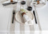 Solino Home Linen Table Runner 36 Inches - Cabana Stripe 100% Pure Linen Natural and White Table Runner 14 x 36 Inch
