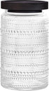 WACOI Glass Jars with Wooden Lid 32oz, Glass Canisters Glass Jars Food