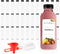 Juice Bottles with Caps for Juicing & Smoothies, Reusable Clear Empty Plastic