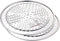 Steaming Plate, 2 Pack 10 Inch Round Food Grade Stainless Steel Steamer Plate for Food Steaming in Kitchen and Outdoors