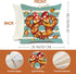 Hello Fall Mouse Pumpkin Decorative Throw Pillow Covers - 20 x 20 Set of 4 for Autumn Home Decor