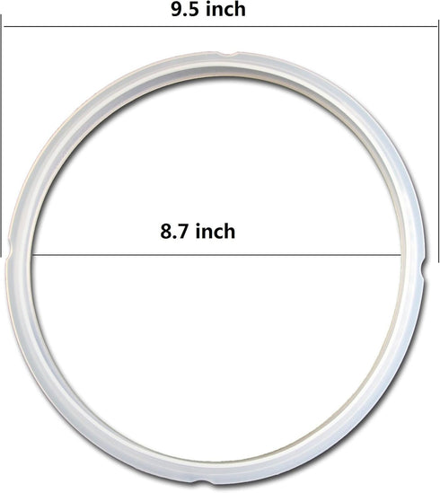 TamBee Silicone Sealing Ring - Pressure Cooker Replacement Parts Gasket Set of 9 for 5qt 6qt