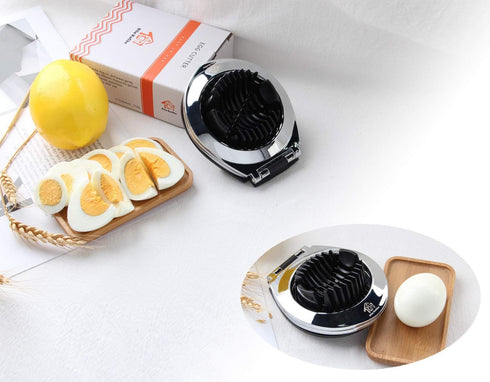 Heavy Duty Stainless Steel Egg Slicer - Dishwasher Safe Egg Cutter
