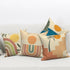 Boho Pillow Covers 16x16 Inch, Vintage Sunrise Throw Pillow Covers Abstract Arch Terracotta Linen Pillow Cases for Sofa Couch Car, Set of 4 (No Inserts)