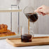 Leinuosen 2 Pcs Elegant Glass Pitcher, Creamer Pitcher, Tea Pitcher, Coffee Milk Frothing Jug (Simple Style, 250ml)