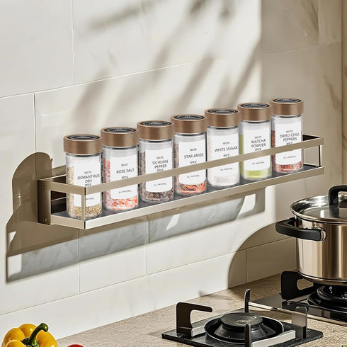 30 Pack 4 oz Set VIBRATITE Spice Jars with Acacia Lids, Round Glass Jars Spice Containers with Labels, Pen, Funnel