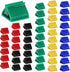 Litoexpe 50 Pcs Multi-Color Game Card Holder Stand, Acrylic Card Stand Plastic
