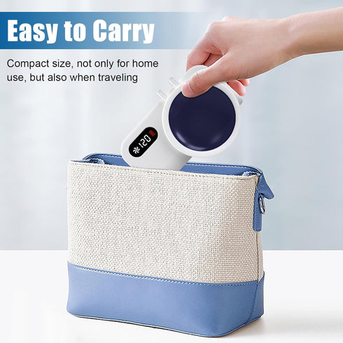 99.9% TAISHAN UV Sanitizer Toothbrush CasePortable Mini Toothbrush Holder with Fan Drying Function,Kills of GermsFits
