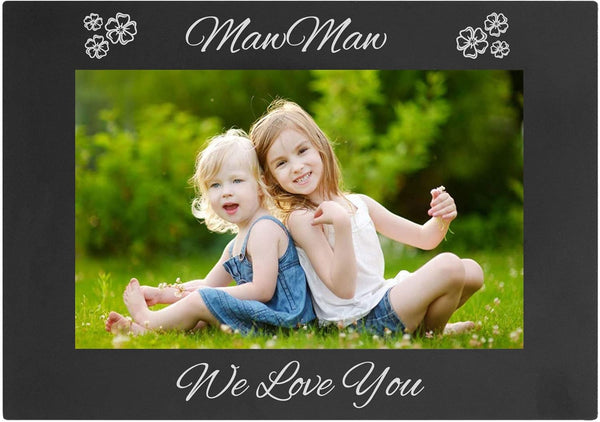 CustomGiftsNow Mawmaw - We Love You Engraved Anodized Aluminum Family Photo Picture Frame