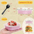 LNYZQUS 4” Mini Pie Tins, 40 Pack 7.5oz Aluminum Foil Muffin Tins with Lids, Disposable Baking Cups - Pink