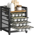 Coffee Pod Holder: K Cup Holder, 4-Tier Coffee Pod Organizer for 80 Pods, Space Saving for Home Office, Rustic Brown