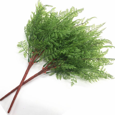 CATTREE Artificial Shrubs Bushes - Plastic Fern Leaves Persian Grass Fake Plants for Wedding Indoor Outdoor Decoration
