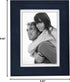 Malden International Designs 672-57 Classic Wood Picture Frame, 5x7, Blue