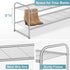 2 Closet 18-Pairs AOODA Tier Long Metal Shoe Rack for Wide Stackable Shoe Storage Organizer Low Small Sneaker Rack